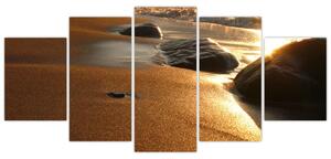 Obraz piesočné pláže (Obraz 150x70cm)