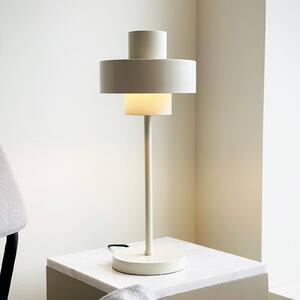 Dyberg Larsen stolová lampa Stoke, tmavo biela, výška 49,5 cm