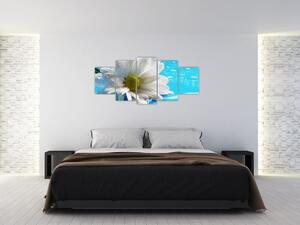 Obraz kvetu margaréty (Obraz 150x70cm)