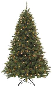 Vianočný stromček Triumph Tree s integrovaným osvetlením / 184 LED / jedľa / 185 cm / PVC/PE / zelená