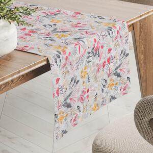 Biante Dekoračný behúň na stôl PML-087 Červeno-oranžové lístky 20x120 cm