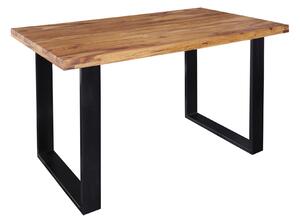 Jedálenský stôl Iron Craft 120cm Sheesham 45mm