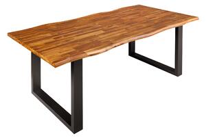 Jedálenský stôl Genesis hnedý 180cm akáciová 35mm