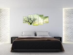 Jarný strom - moderný obraz (Obraz 150x70cm)