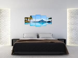 Moderný obraz - raj pri mori (Obraz 150x70cm)