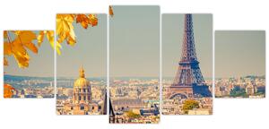 Moderný obraz Paríža - Eiffelova veža (Obraz 150x70cm)