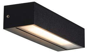 Moderné nástenné svietidlo čierne vrátane LED IP65 - Steph