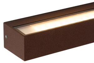 Priemyselné nástenné svietidlo hrdzavohnedá vrátane LED IP65 - Steph