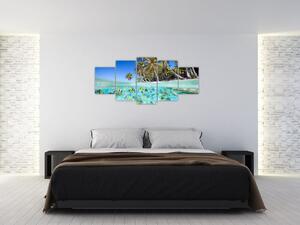 Obraz tropického mora (Obraz 150x70cm)