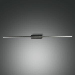 Zrkadlové svetlo Nala LED, čierne, šírka 110 cm, kov, Čierna, Kúpeľňa, kov, Moderný, Osvetlenie obrazu