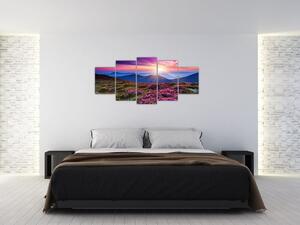 Moderné obraz horskej prírody (Obraz 150x70cm)
