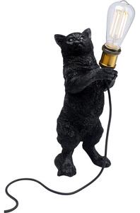 Animal Kitty stolová lampa čierna
