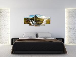 Moderný obraz - severská krajina (Obraz 150x70cm)