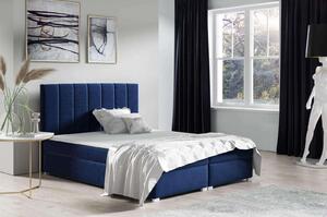 Kontinentálna posteľ Brando 160x200 Modrá