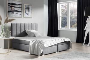 Kontinentálna posteľ Brando 180x200 sivá