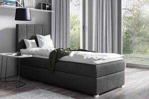 Kontinentálna posteľ Brando Jednotlivé 70x200 ľavá sivá