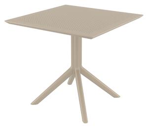 Stôl Sky 80 ~ v74 x 80 x 80 cm - Svetlo hnedá
