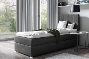Kontinentálna posteľ Brando Jednotlivé 70x200 Pravá šedá