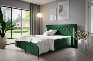 Kontinentálna posteľ Elizabeth 160x200 zelená