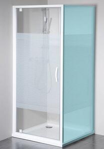 GELCO - ETERNO sprchové dvere 800mm, sklo STRIP (GE6680)