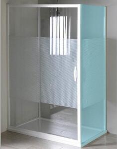 GELCO - ETERNO sprchové dvere posuvné 1000mm, sklo STRIP (GE6910)