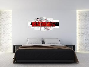 Abstraktný obraz do bytu (Obraz 150x70cm)