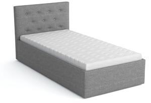 Jednolôžková posteľ s matracom 90x200 Star Šedá