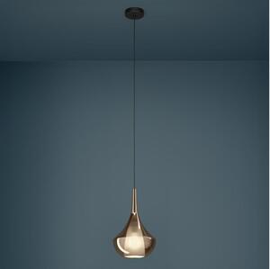 Eglo 390438 - Luster na lanku ALMOSTER 1xE27/28W/230V medený