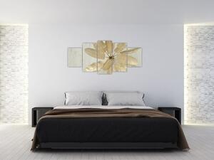 Obraz zlaté palmy (Obraz 150x70cm)