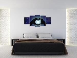 Obraz - srdce s energiou (Obraz 150x70cm)