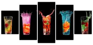 Obraz do kuchyne - letné drinky (Obraz 150x70cm)