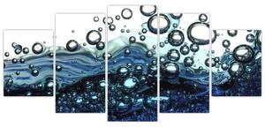 Obraz vodných bublín (Obraz 150x70cm)