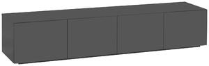 NÍZKA KOMODA, čierna, 180/35/40 cm MID.YOU - Online Only drobný nábytok, Online Only