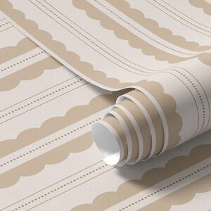 Tapety Béžové vlnovité pruhy s jemným kontrastom, Tapety geometria, Tapety pruhy, a01185v5 : Uwalls.sk