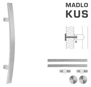 MPkovania FT - MADLO kód K41C 40x10 mm UN ks Rozteč madla: 300 mm, Rozmer profilu madla: 40x10 mm, Dĺžka: 500 mm