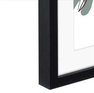 Hama rámček drevený Galéria Kopenhagen, čierna, 23x45 cm/ 3x 10x15 cm