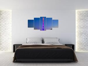 Obraz osvetleného vysielača (Obraz 150x70cm)