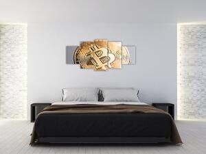 Obraz - Bitcoin (Obraz 150x70cm)