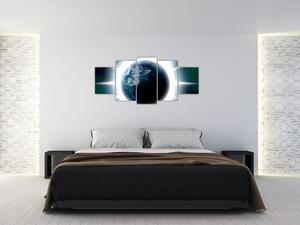 Moderný obraz zemegule (Obraz 150x70cm)