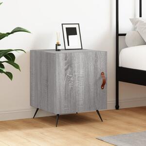 Nočný stolík sivý dub sonoma 40x40x50 cm kompozitné drevo