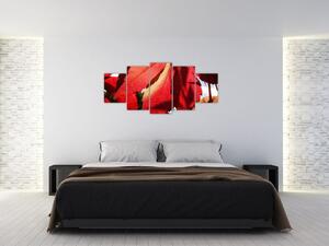 Obraz červených listov (Obraz 150x70cm)