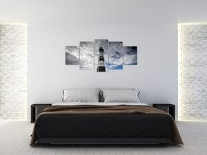 Maják s mrakmi (Obraz 150x70cm)