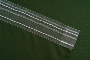 Tmavozelený záves OXFORD 140x250 cm Zavesenie: Riasiaca páska