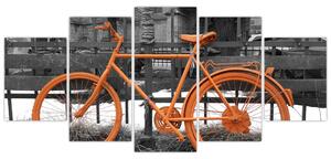Obraz oranžového kolesá (Obraz 150x70cm)