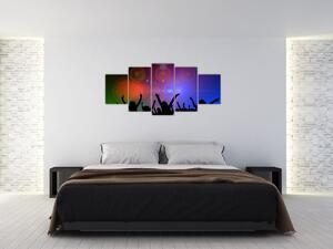 Farebný obraz - oslava (Obraz 150x70cm)