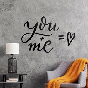 DUBLEZ | Krátky anglický nápis na stenu - You + Me