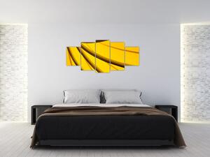 Žltá abstrakcie (Obraz 150x70cm)