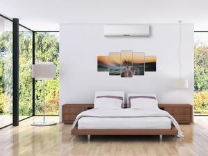 Abstraktný obraz do bytu (Obraz 150x70cm)