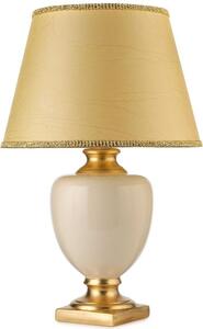 ONLI ONLI - Stolná lampa MOZART 1xE27/22W/230V béžová/zlatá 75 cm OL0007 + záruka 3 roky zadarmo