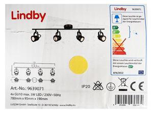 Lindby Lindby - Bodové svietidlo LEONOR 4xGU10/5W/230V LW0801 + záruka 3 roky zadarmo